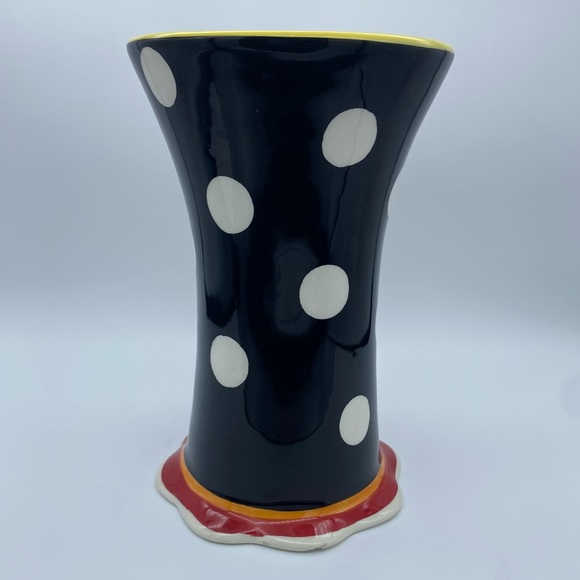 Nicole Engblom Mug With Polka Dots Rare/Funky Shape - Picture 4 of 6